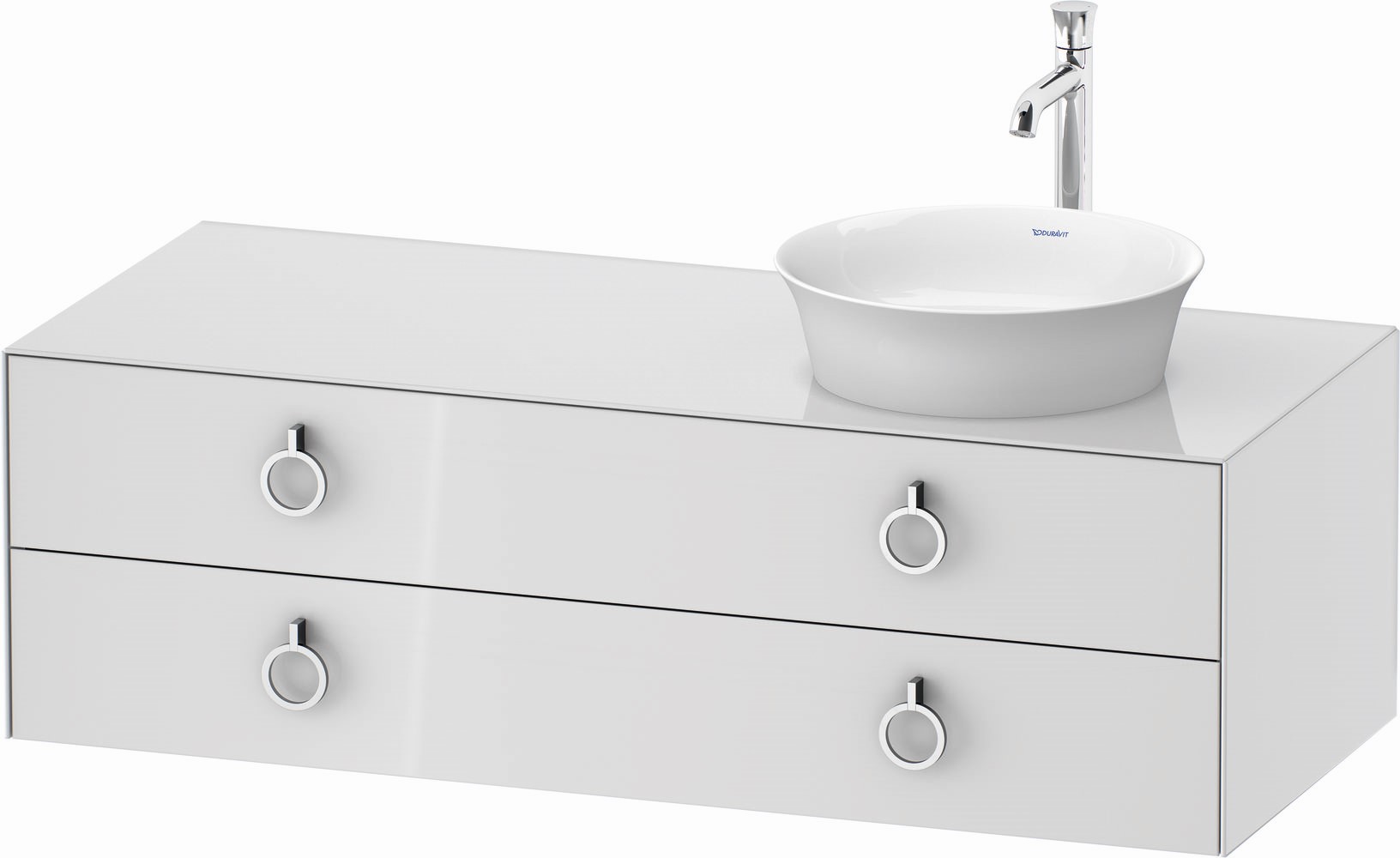 Duravit White Tulip armadietto 130x55x40.8 cm sottolavabo sospeso bianco WT4992R8585