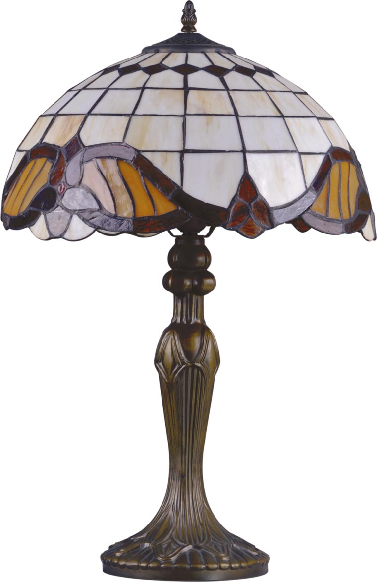 Kaja Witraż lampada da tavolo 1x60 W multicolore K-G161122
