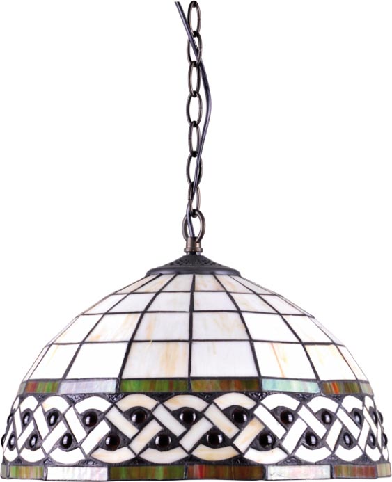 Kaja Tifany lampada sospesa 1x60 W multicolore K-P162208