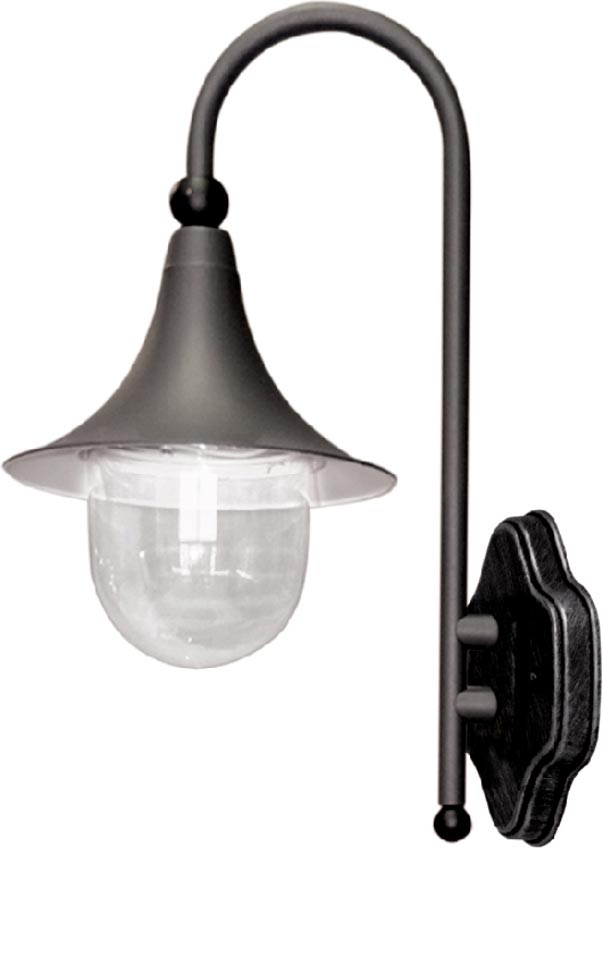 Kaja Boston lampada da parete per esterni 1x60 W nero K-8130CZARNY