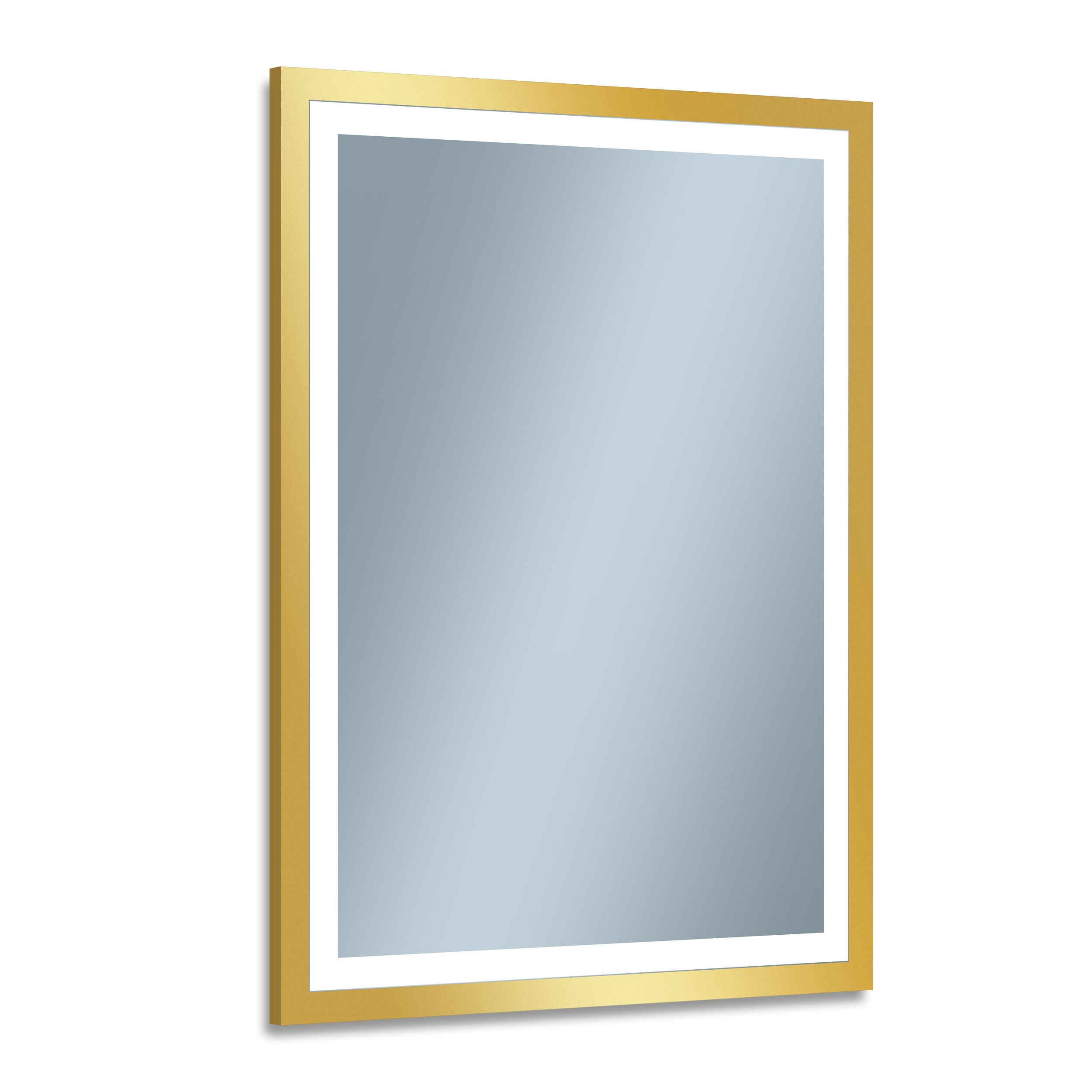 Venti Luxled Gold specchio 60x80 cm rettangolare con illuminazione oro 5907459662726