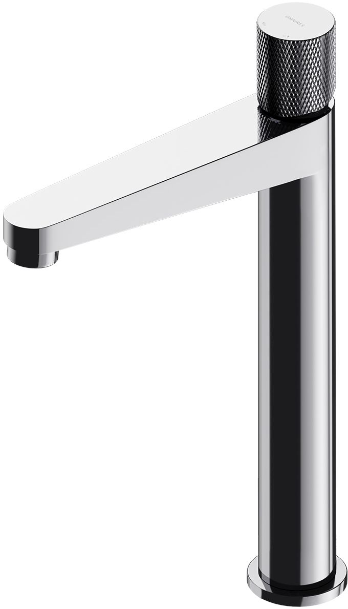 Omnires Contour rubinetto per lavabo verticale cromo CT8012CR