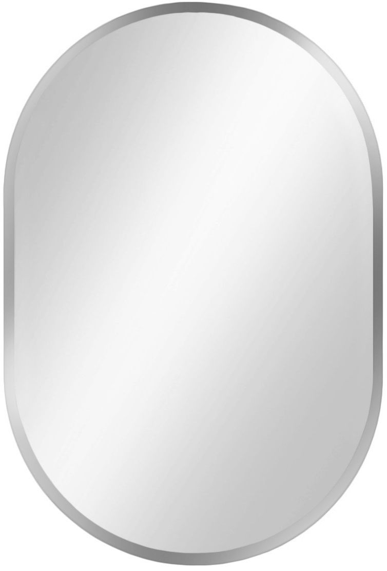 Baltica Design Tiny Border Pastille specchio 40x95 cm ovale argento 5904107904894