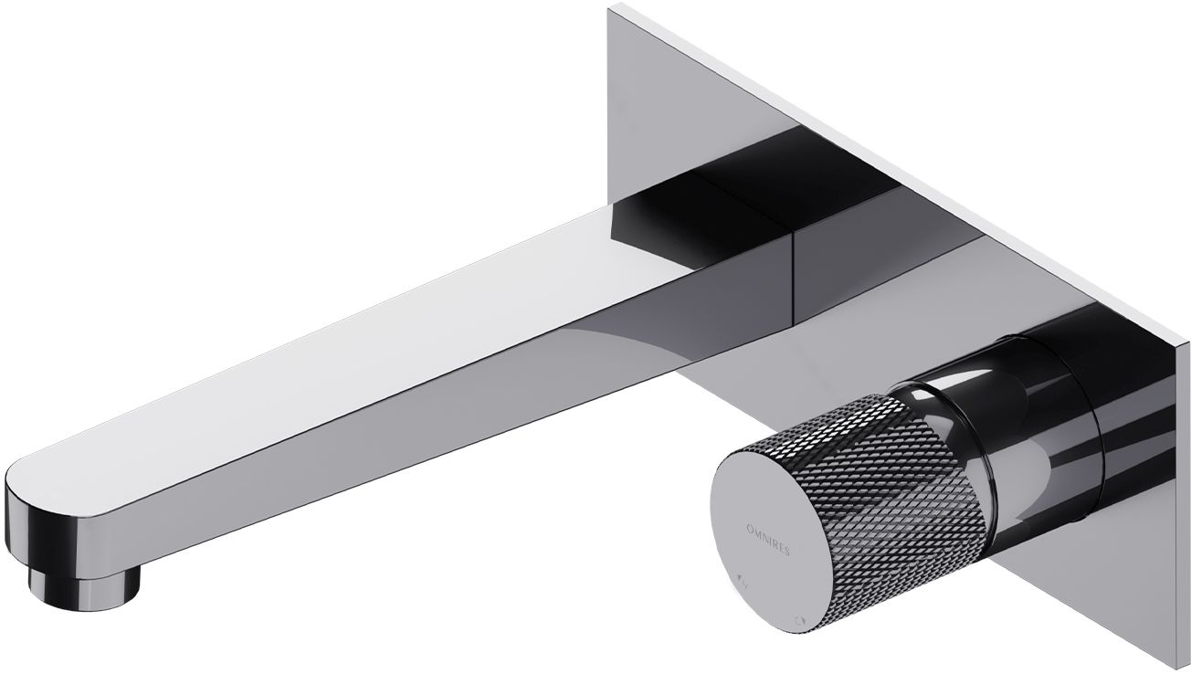 Omnires Contour rubinetto per lavabo da incasso cromo CT8015CR