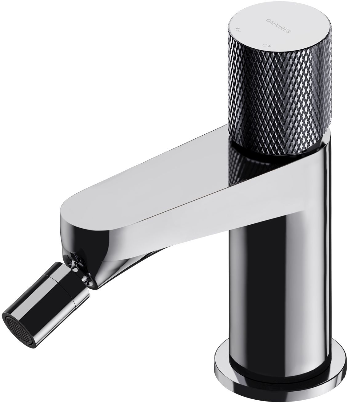 Omnires Contour rubinetto per bidet verticale cromo CT8020CR