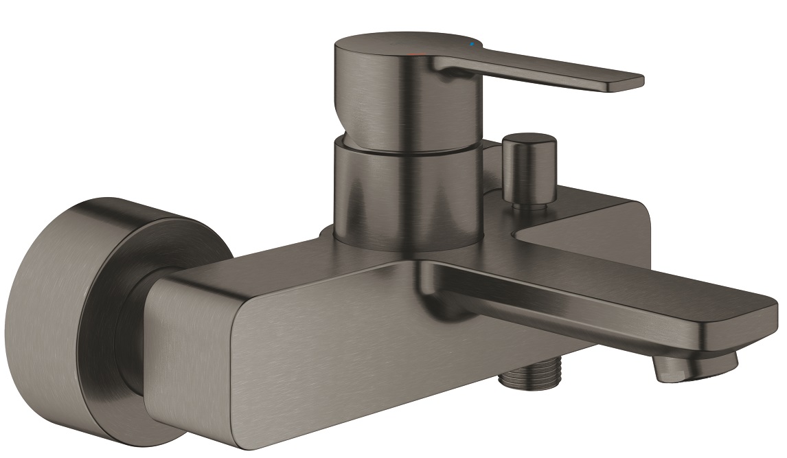 Grohe Lineare rubinetto per vasca e doccia a parete Brushed Hard Graphite 33849AL1