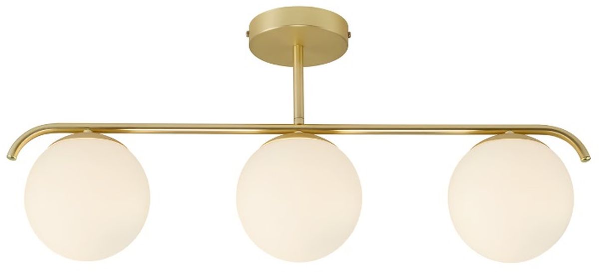 Nordlux Grant lampada da soffitto 3x25 W bianco-ottone 2010583035