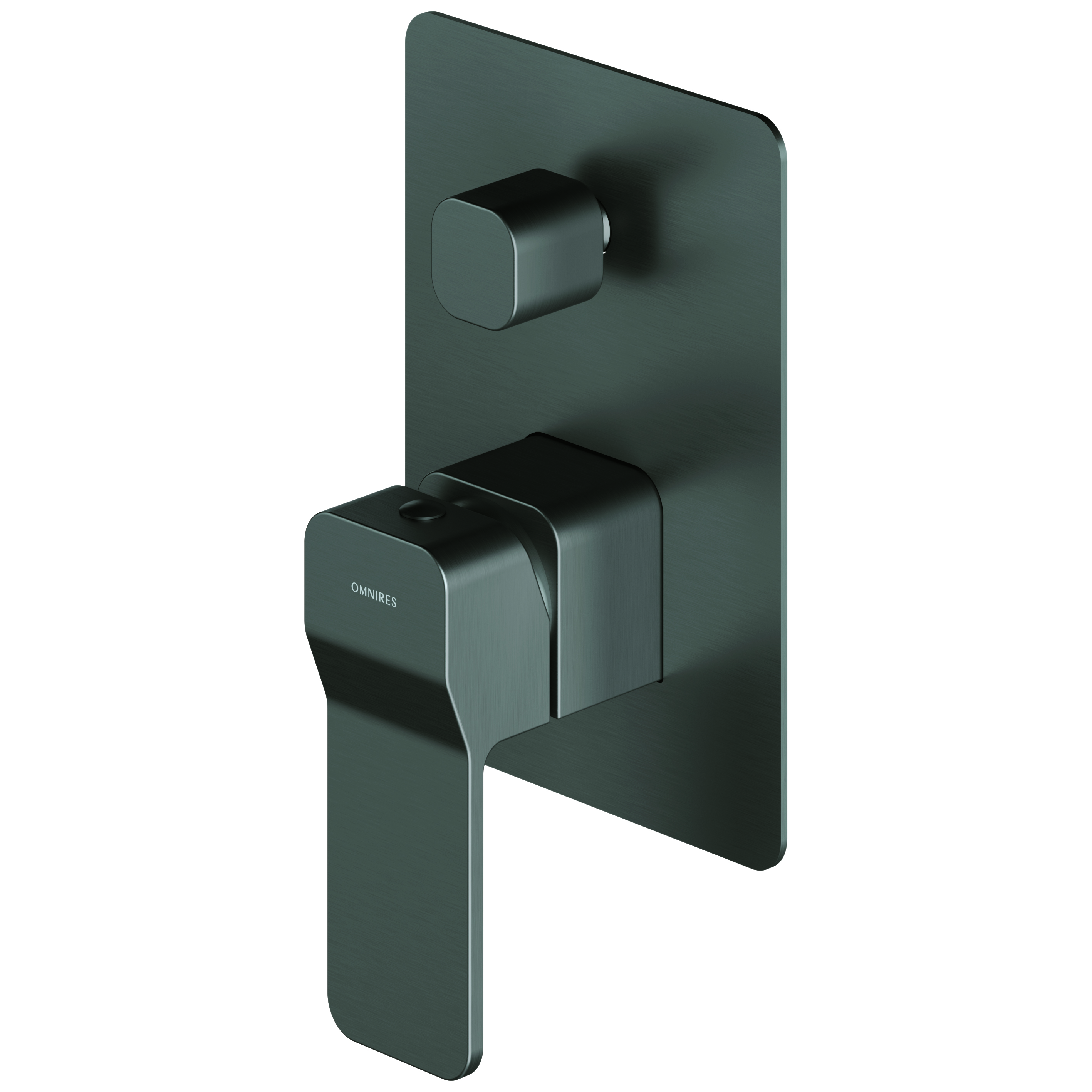Omnires Slide rubinetto per vasca e doccia da incasso grafite SL7735GR