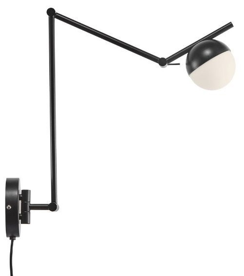 Nordlux Contina lampada da parete 1x5 W nero 2010971003