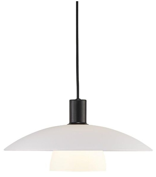 Nordlux Verona lampada sospesa 1x40 W bianco-nero 2010863001