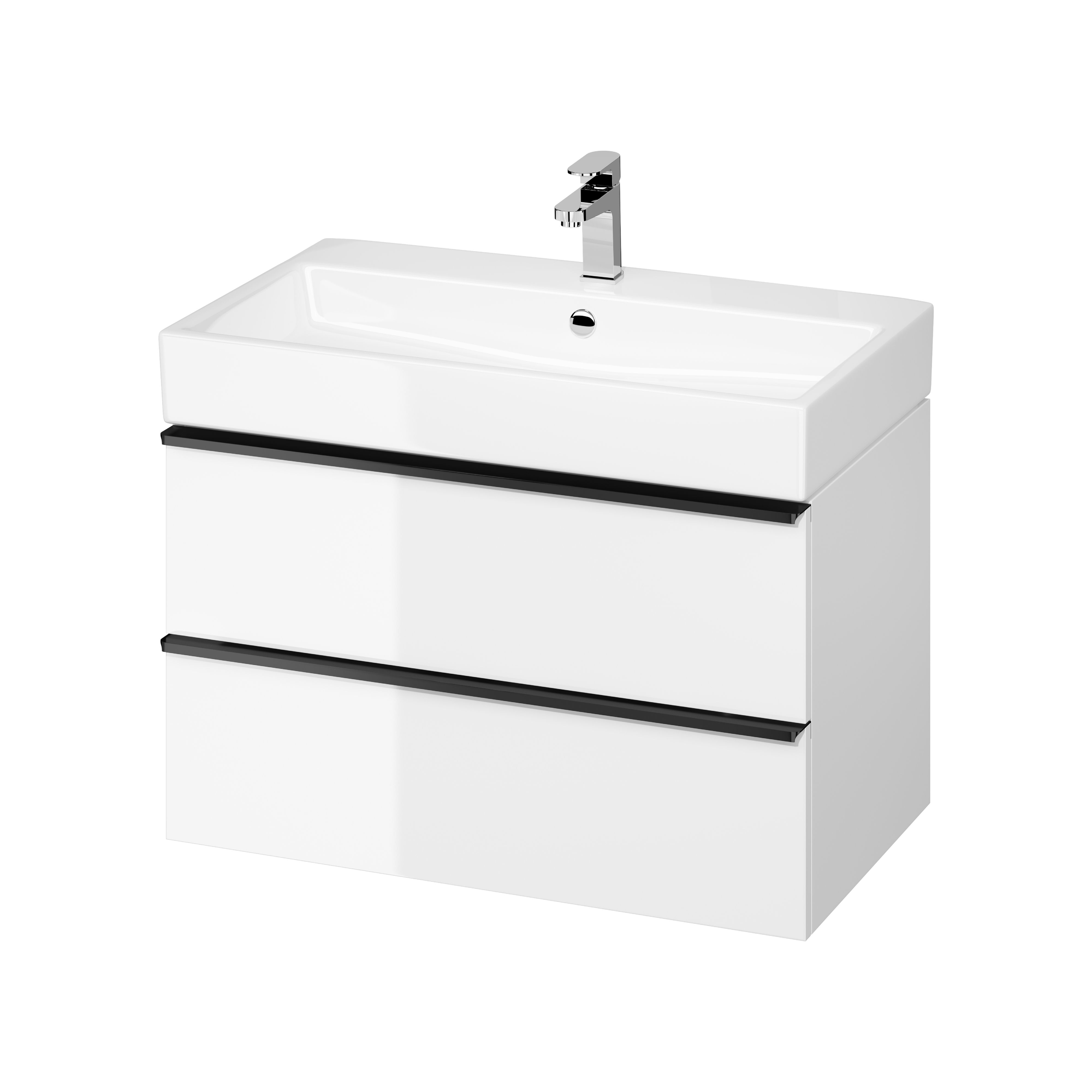 Cersanit Virgo armadietto 79.4x42.7x50.1 cm sottolavabo sospeso bianco S522-025