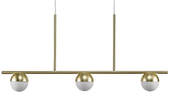 Nordlux Contina lampada sospesa 3x5 W bianco-oro 2010953035