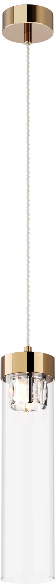 Zuma Line Gem lampada sospesa 1x28 W trasparente-oro P0389-01D-F7AC