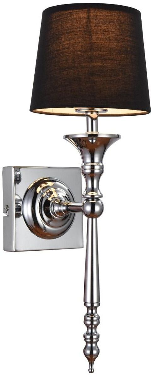 Zuma Line Cloe lampada da parete 1x60 W nero-cromo RLB94875-1
