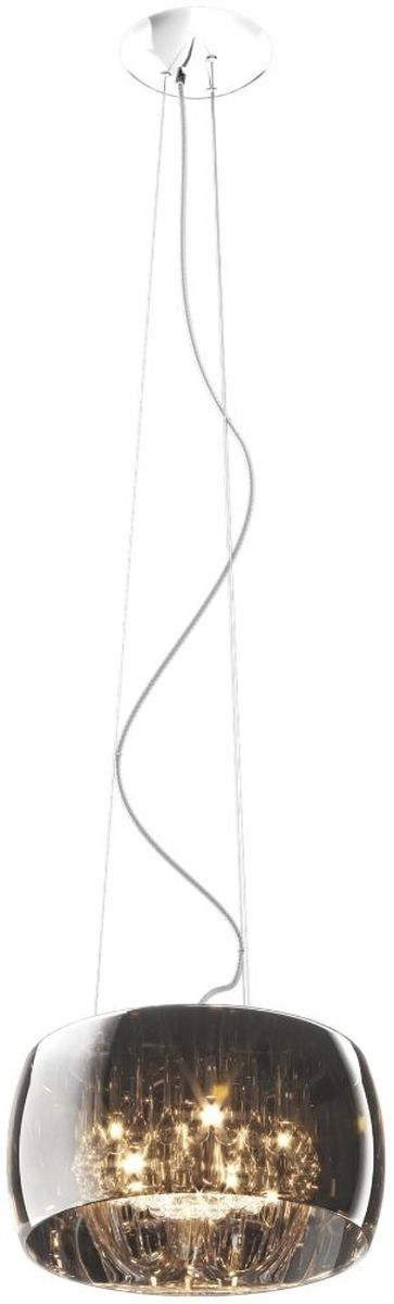 Zuma Line Crystal lampada sospesa 5x42 W cromo-fumé-cristallo P0076-05L-F4FZ