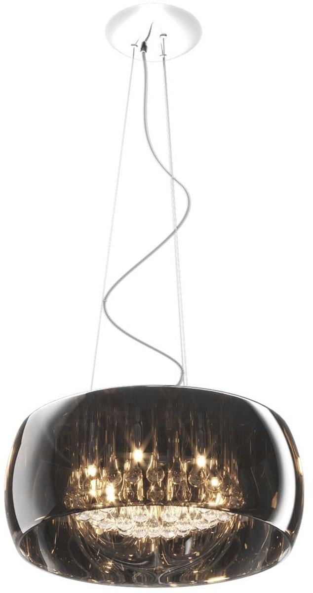 Zuma Line Crystal lampada sospesa 6x42 W cromo-fumé-cristallo P0076-06X-F4FZ