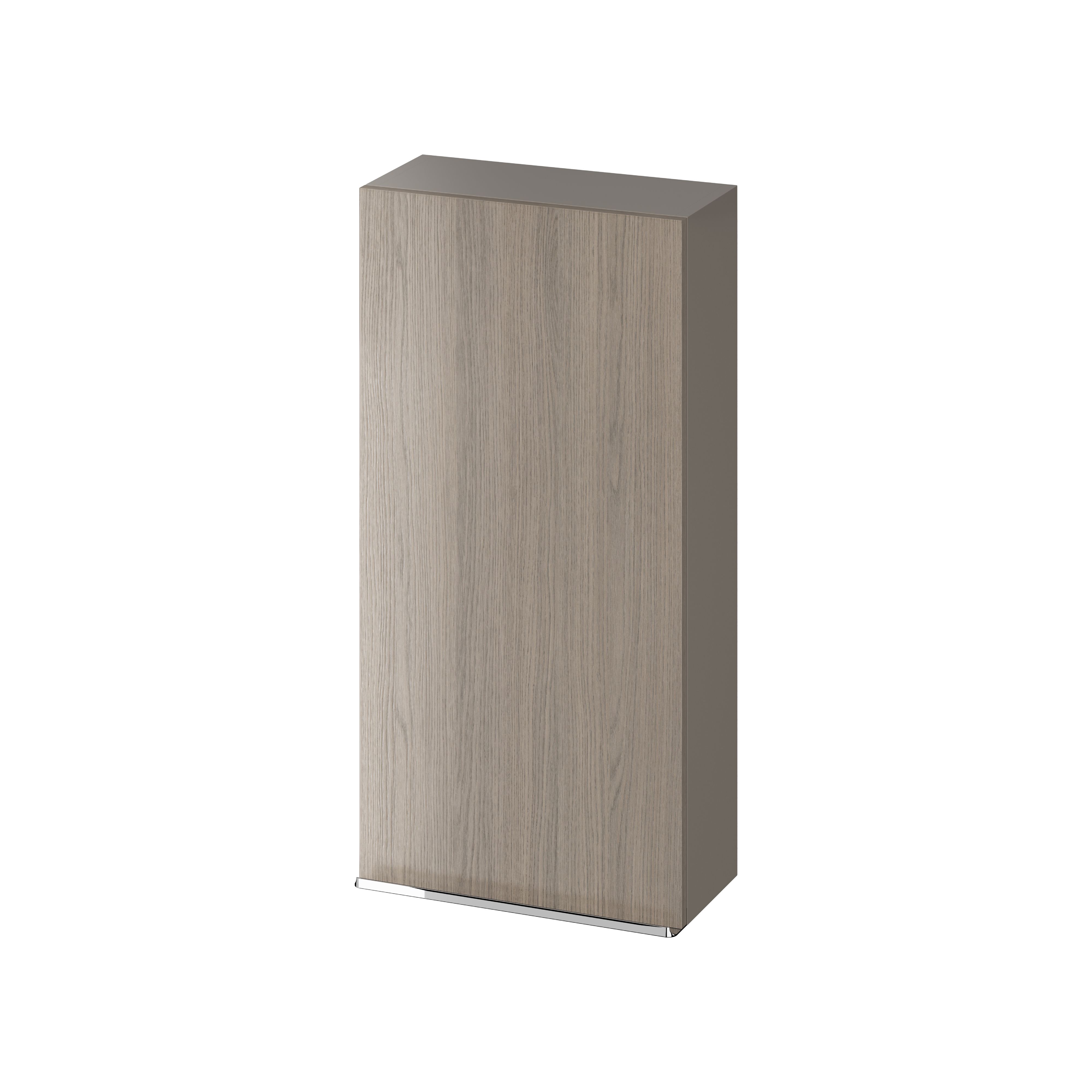 Cersanit Virgo armadietto 40x17.95x80 cm laterale sospeso grigio-rovere S522-037