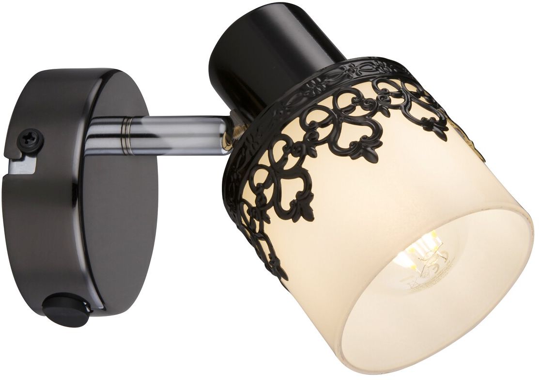 Rabalux Lacey lampada da parete 1x40 W bianco-nero 5341