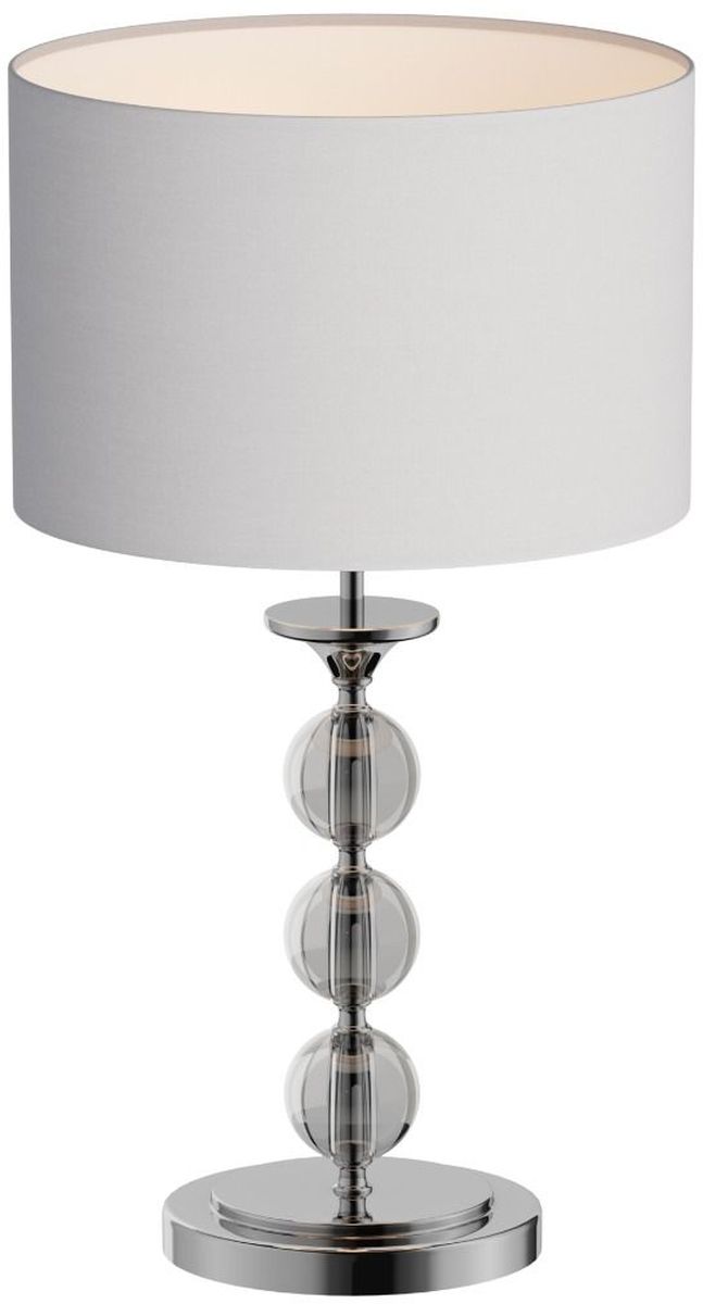 Zuma Line Rea lampada da tavolo 1x60 W bianco-cromo RLT93163-1W