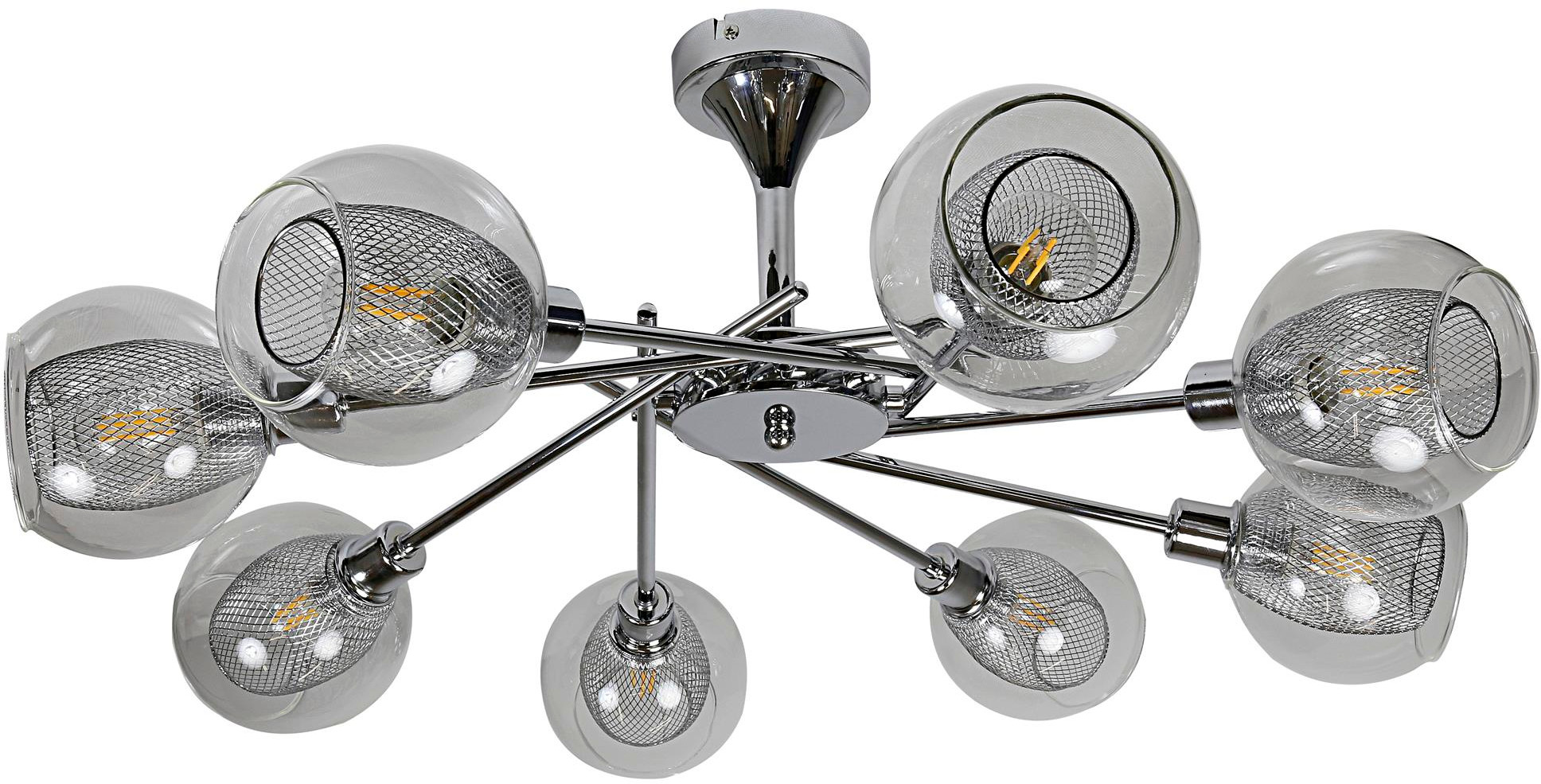 Candellux Ozzo lampada da soffitto x40 W cromo 38-72283