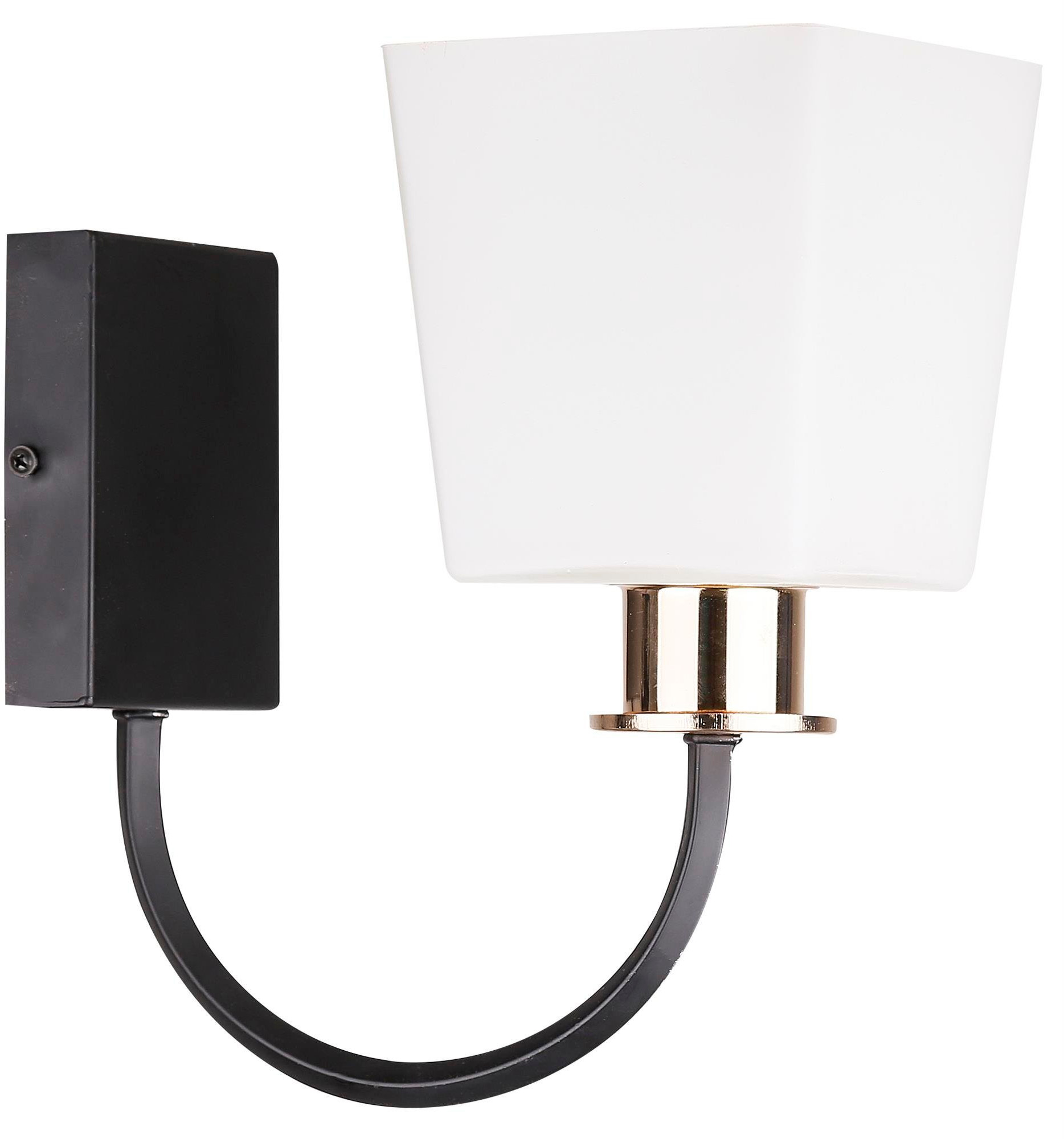 Candellux Schubert lampada da parete 1x40 W nero-oro 21-74225