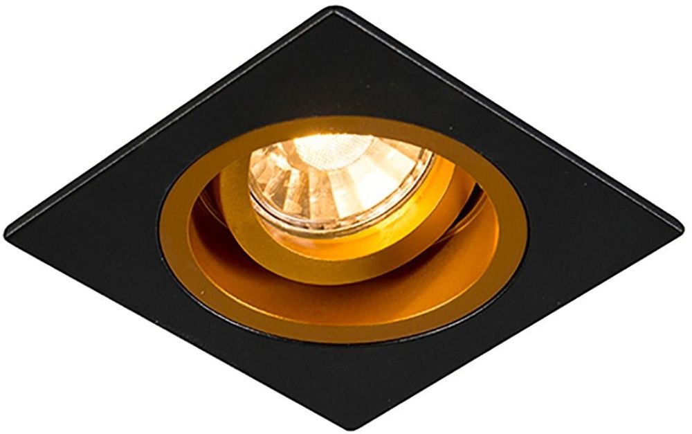 Zuma Line Chuck lampada da incasso 1x50 W nero-oro 92706-N