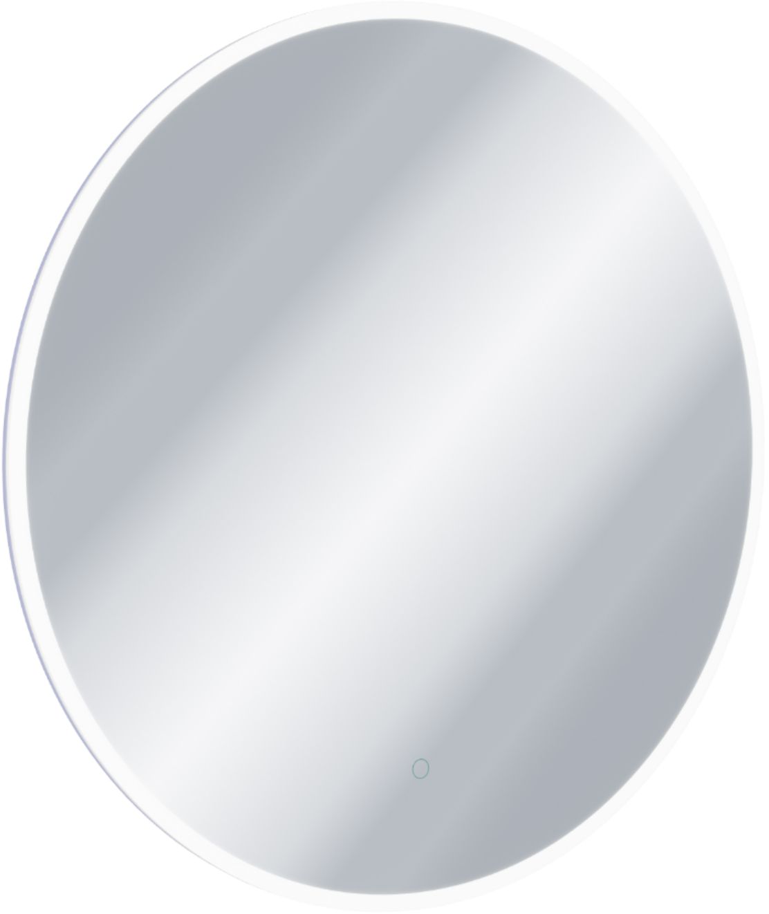 Excellent Lumiro specchio 80x80 cm rotonda con illuminazione con tappetino riscaldante bianco DOEX.LU080.AC