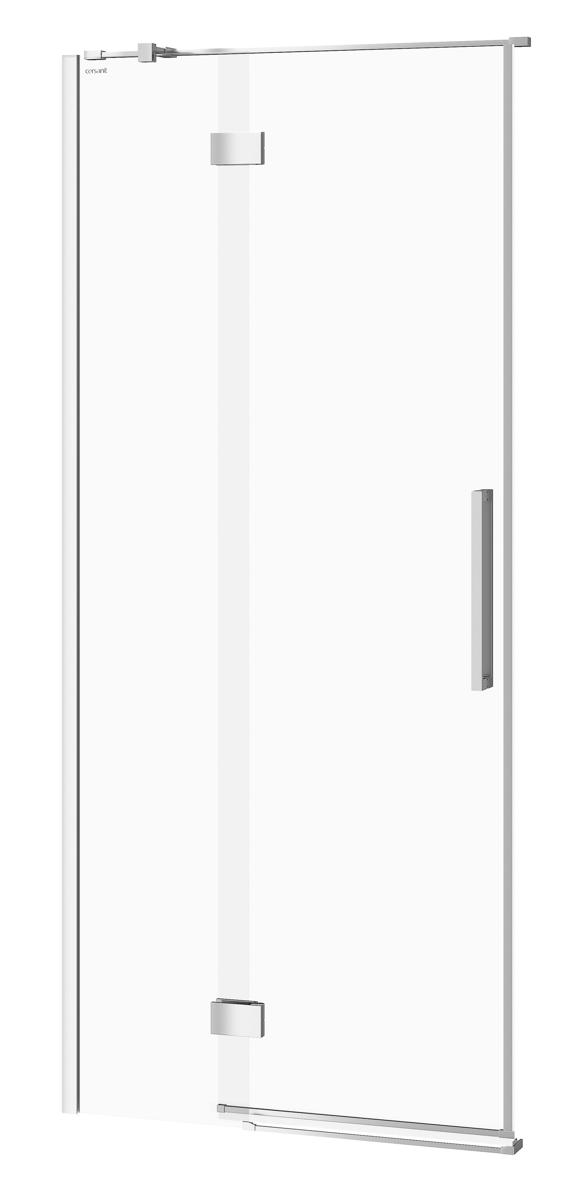 Cersanit Crea porta doccia 90 cm a battente cromo lucida/vetro trasparente S159-005