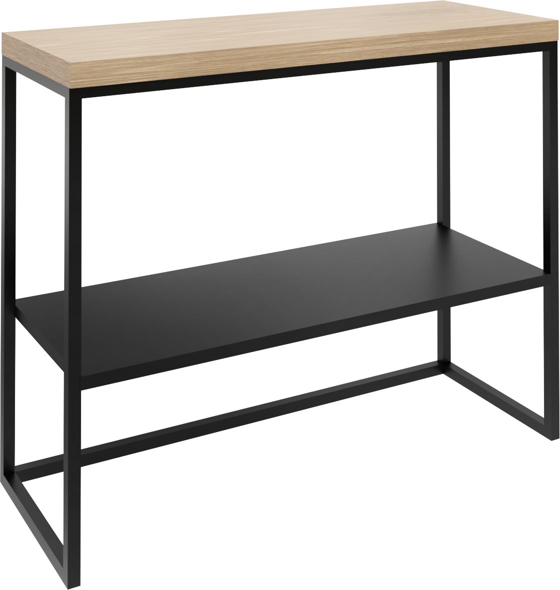 Baltica Design Elise consolle 60x35x75 cm nero-rovere 5904107906188