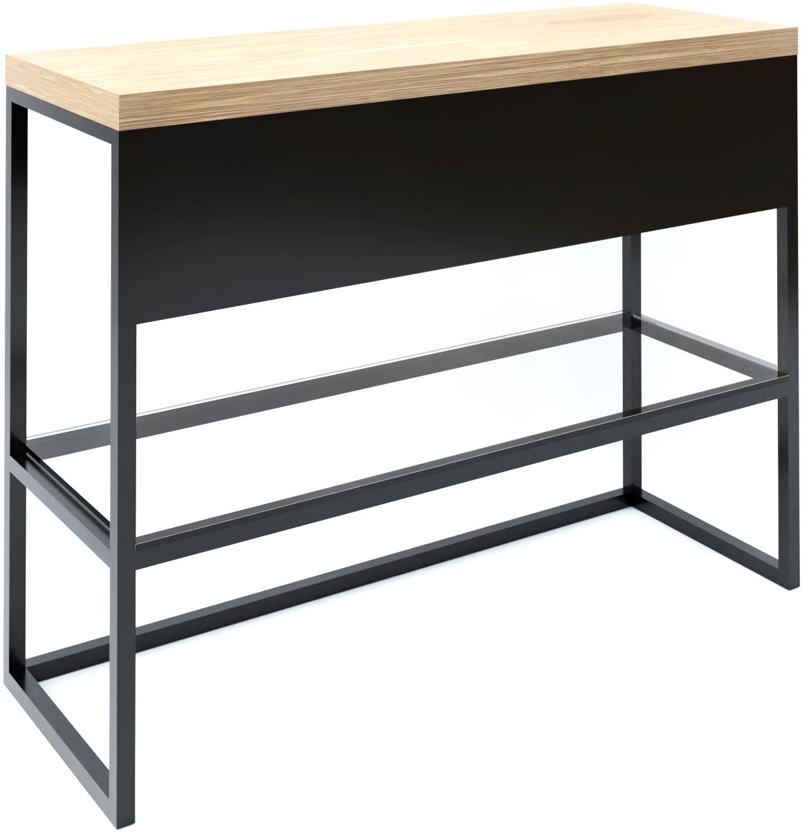 Baltica Design Trine consolle 80x40x75 cm nero-rovere 5904107906324