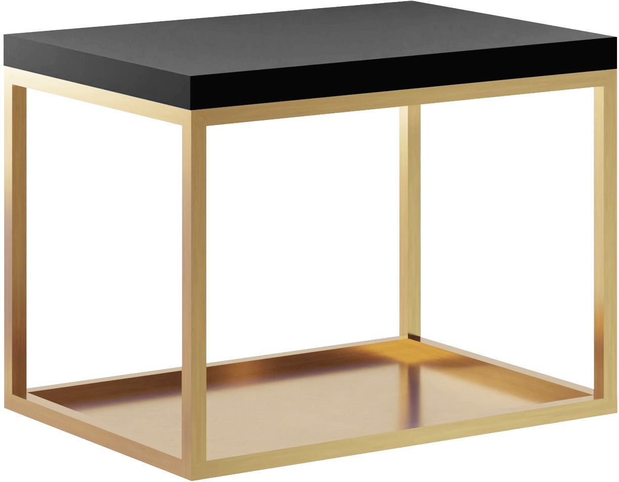 Baltica Design Hege consolle 60x35x45 cm nero-oro 5904107906546