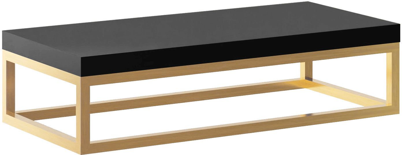 Baltica Design Bente consolle 75x43x17 cm nero-oro 5904107906652