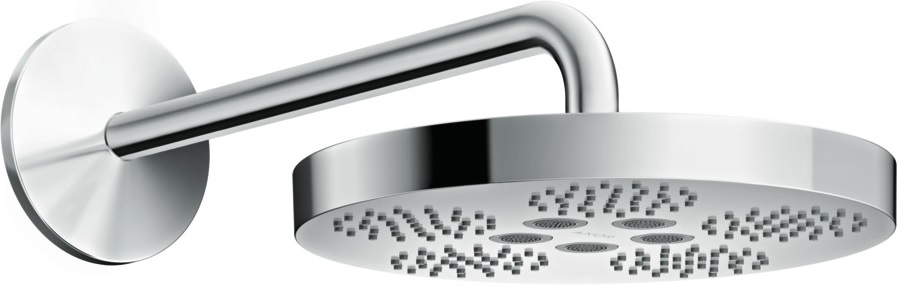 Axor One soffione doccia con braccio 28x28 cm rotonda cromo 48491000