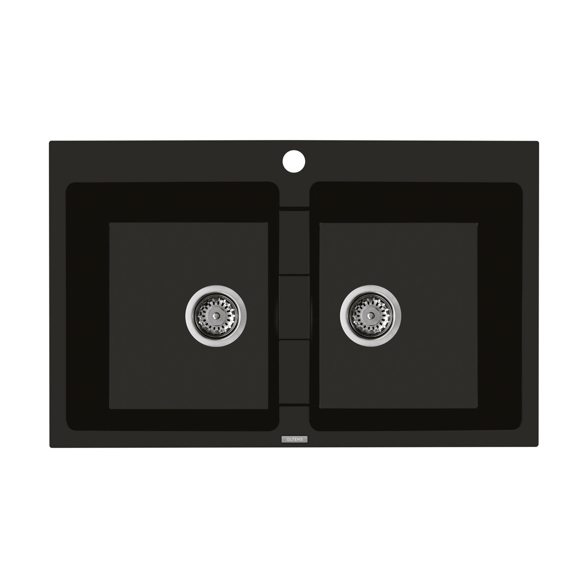Oltens Gravan lavello in granito 78x50 cm nero 72400300