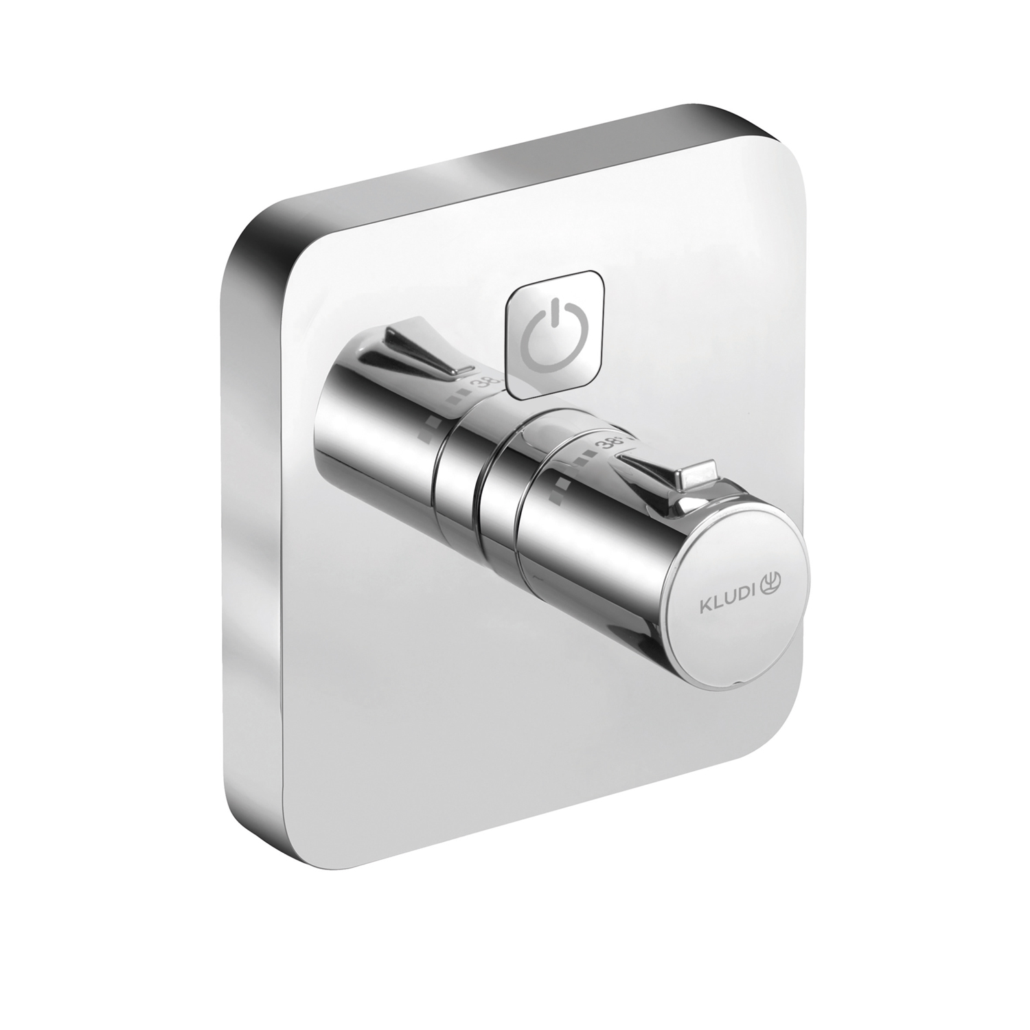Kludi Push rubinetto per doccia da incasso con termostato cromo 389010538