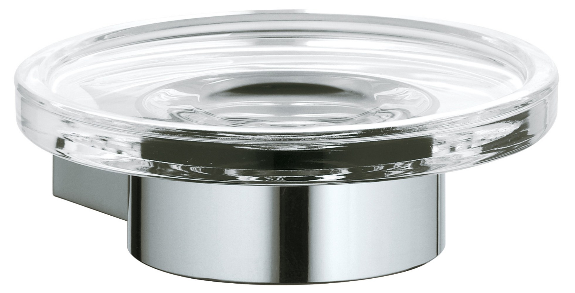 Keuco Plan portasapone a parete cromo-trasparente 14955019000