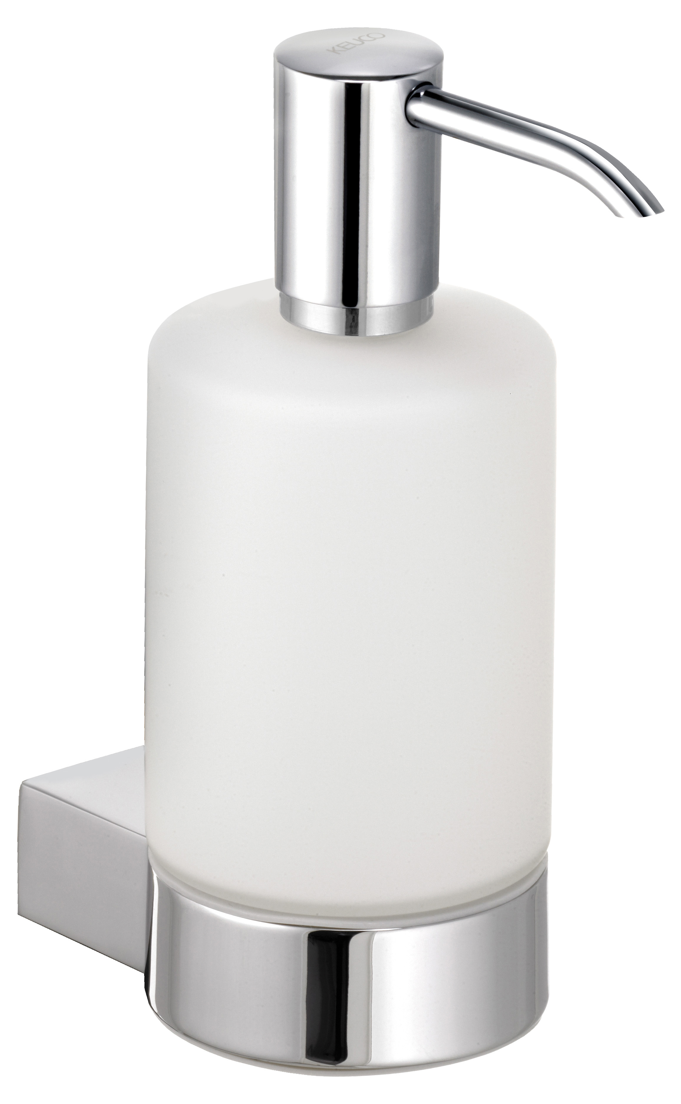 Keuco Plan dispenser di sapone liquido 250 ml cromo-vetro 14953019000