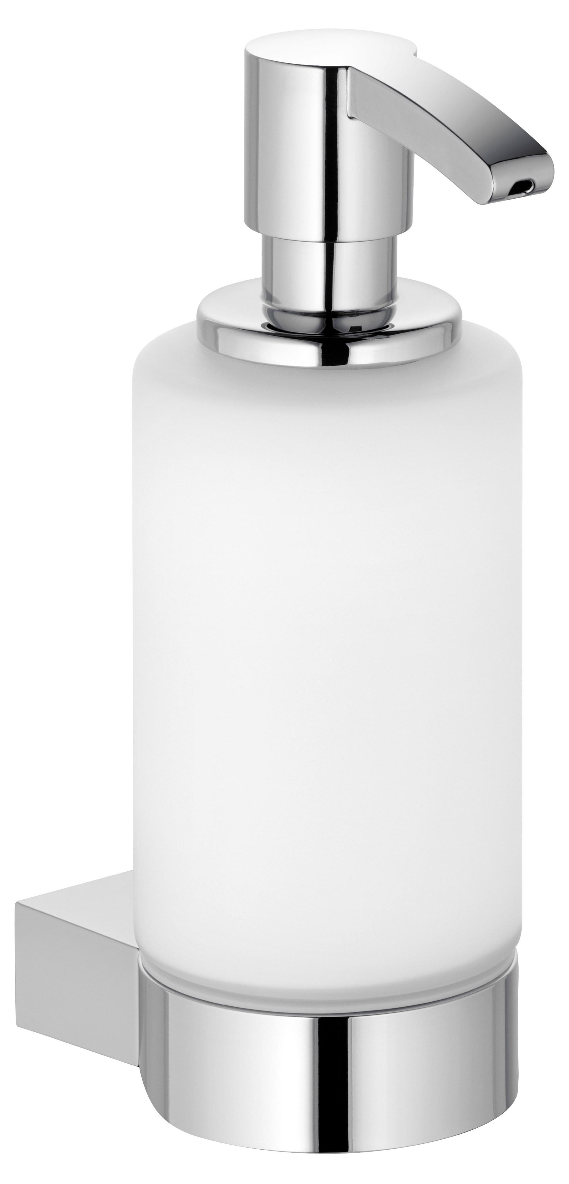 Keuco Plan dispenser di sapone liquido 250 ml cromo-vetro 14957019000