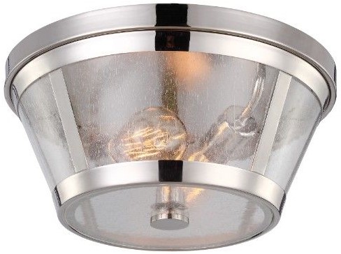 Elstead Lighting Harrow lampada da soffitto 2x60 W nichel FE-HARROW-F