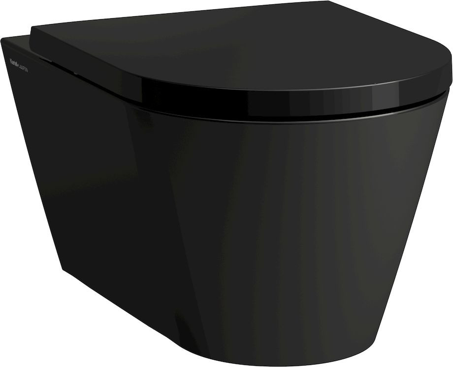 Laufen Kartell vaso wc sospeso senza brida nero opaco H8203377160001