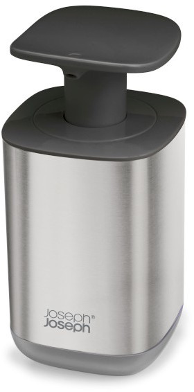 Joseph Joseph Presto dispenser di sapone liquido 350 ml nero-argento 85164