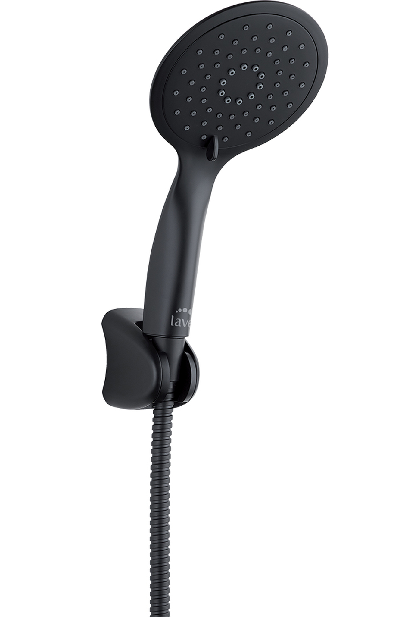 Laveo Fino set doccia a parete nero NLF70AD