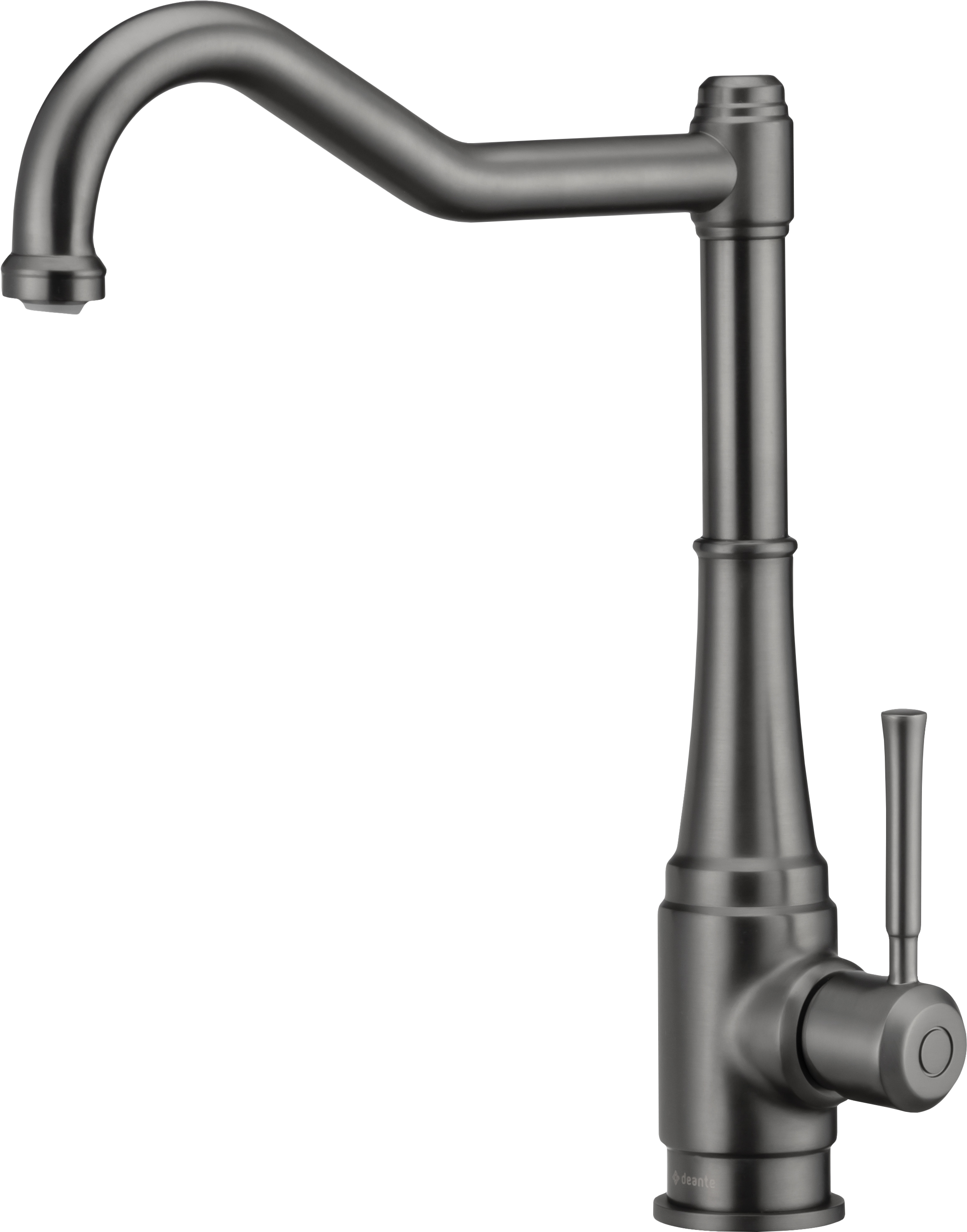 Deante Tamizo rubinetto da cucina verticale grafite/grigio BQTD63M
