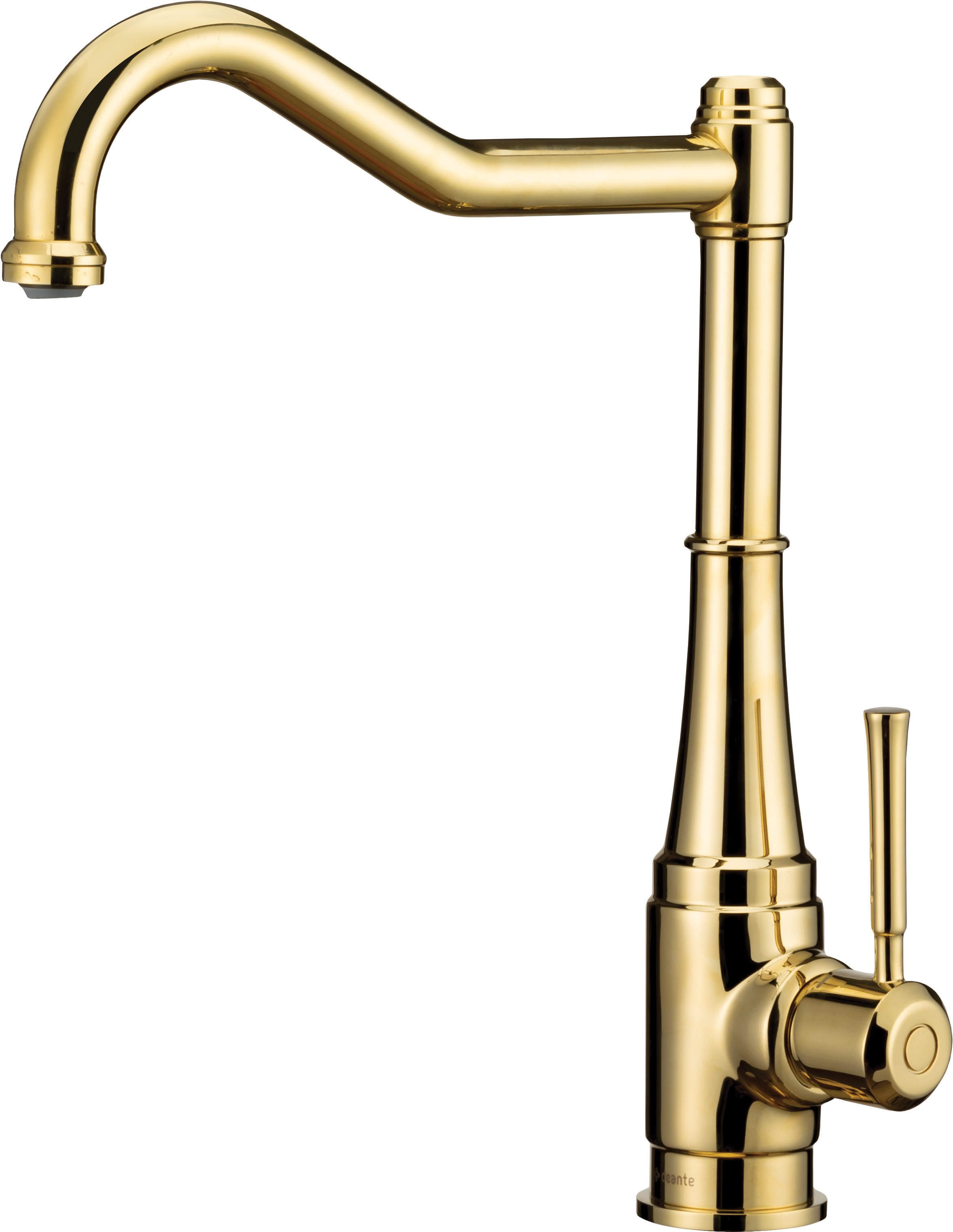 Deante Tamizo rubinetto da cucina verticale oro/oro antico BQTZ63M