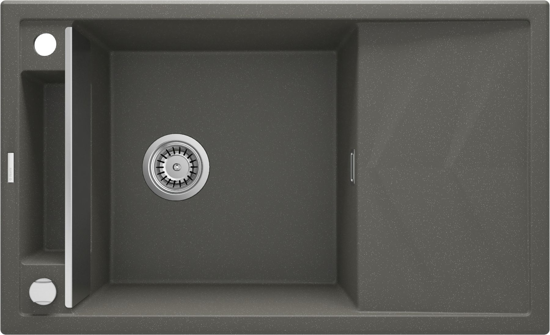 Deante Magnetic lavello in granito 82x50 cm antracite ZRM_T113