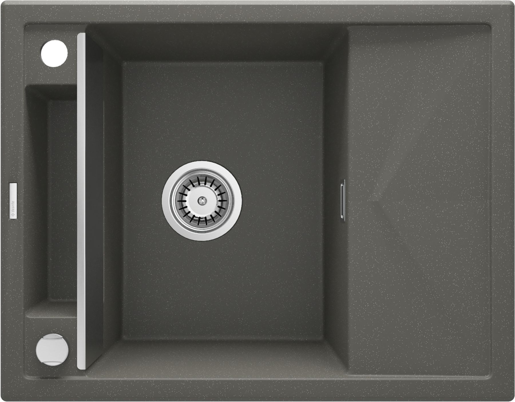 Deante Magnetic lavello in granito 64x50 cm antracite ZRM_T11A