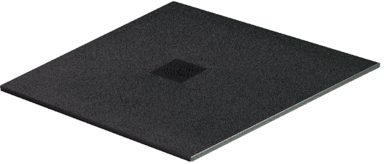 Excellent Arda piatto doccia quadrato 90x90 cm nero BREX.1502.090.090.BLN