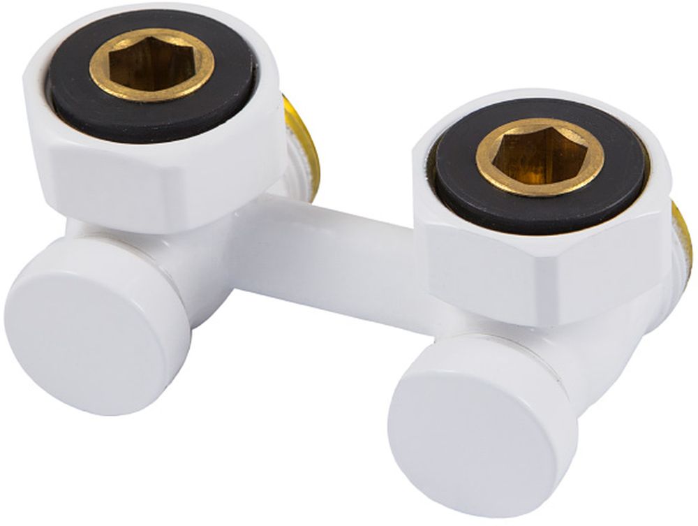 Schlosser Standard rubinetto d'arresto angolare bianco 600700023