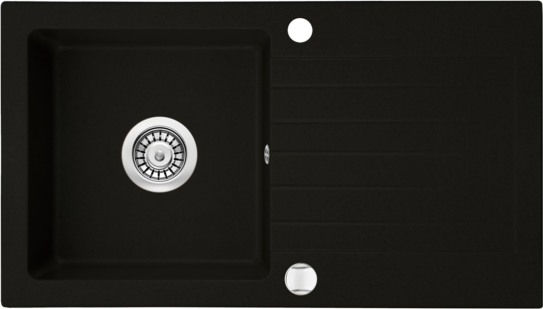 Deante Zorba lavello in granito 76x44 cm nero ZQZ_N113