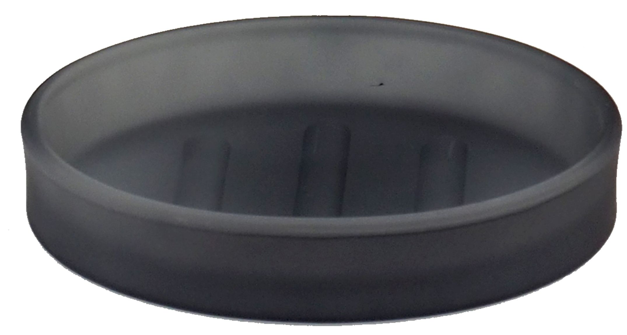 Hyggli Frost portasapone da appoggio nero 86-035